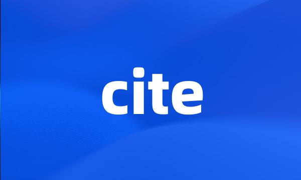 cite