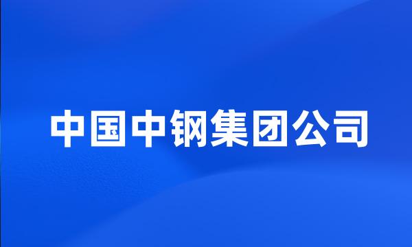 中国中钢集团公司