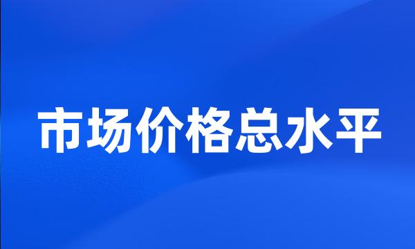 市场价格总水平