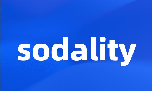 sodality