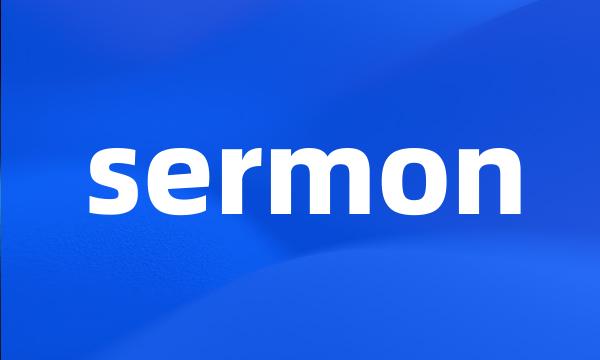 sermon