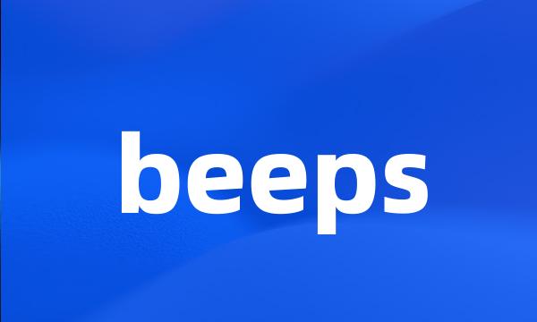 beeps