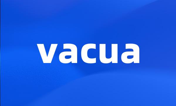 vacua