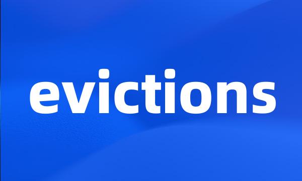 evictions