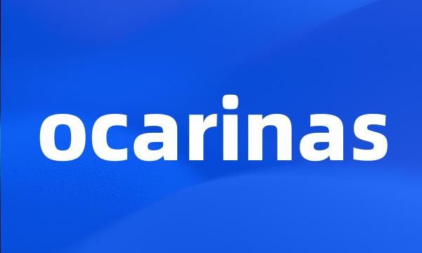 ocarinas