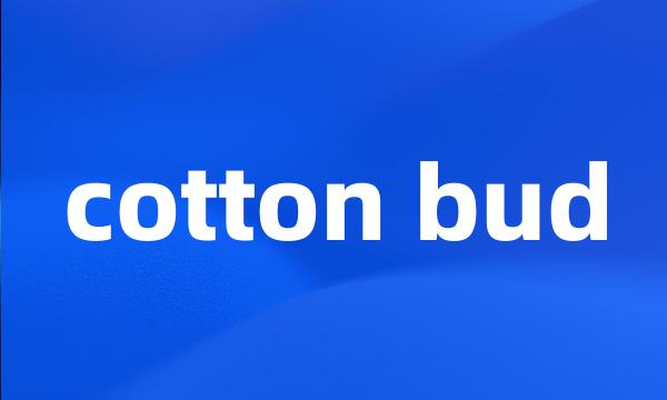 cotton bud