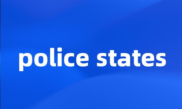 police states