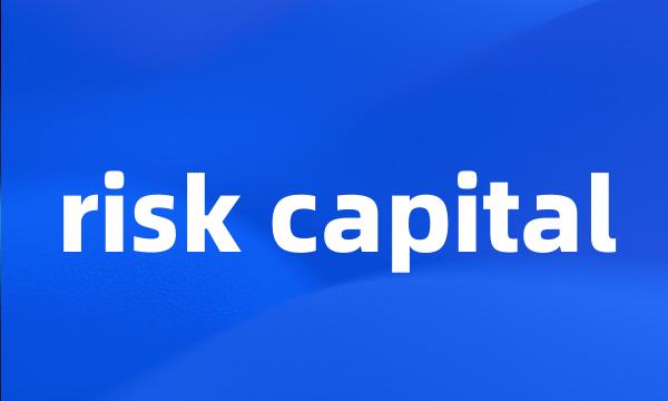 risk capital