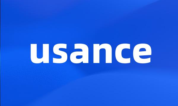 usance