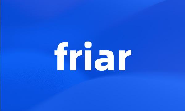 friar