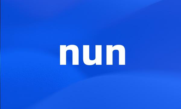 nun