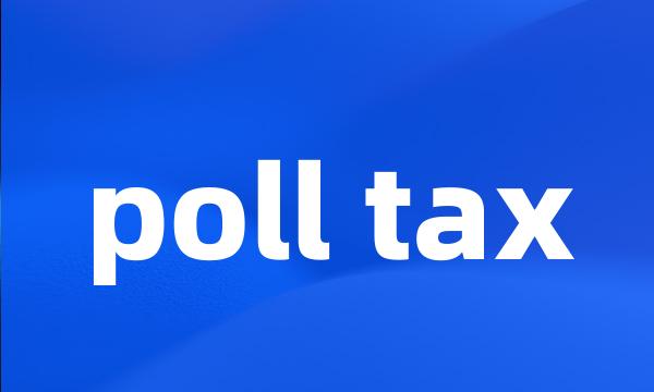 poll tax