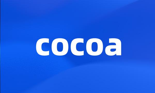 cocoa