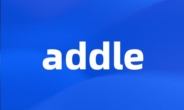 addle