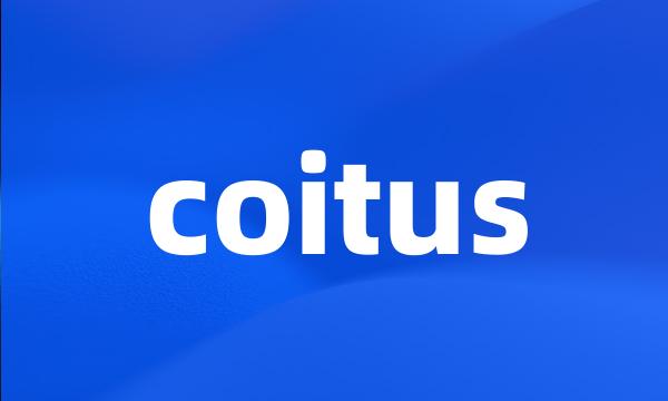 coitus