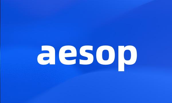 aesop