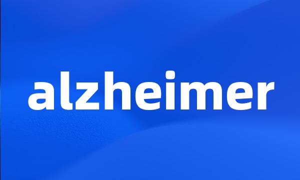 alzheimer