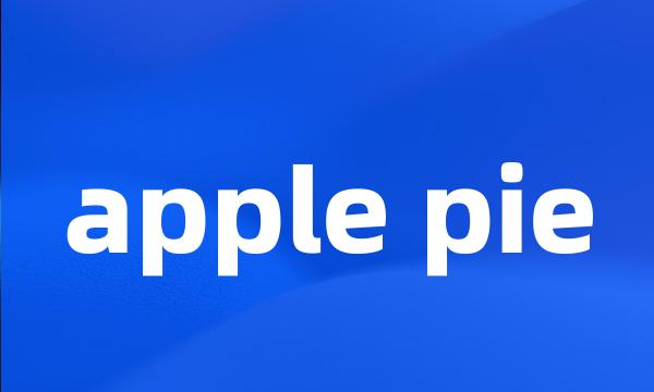 apple pie