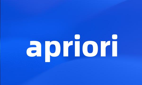 apriori