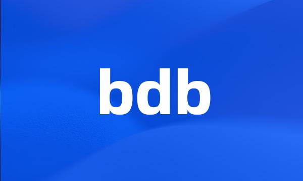 bdb