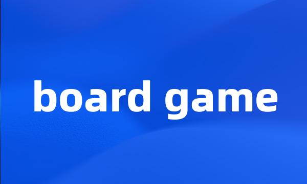 board game