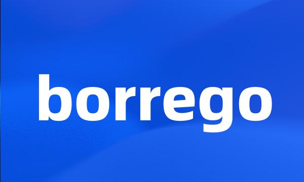 borrego