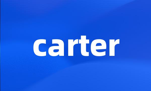 carter