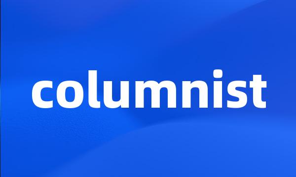 columnist