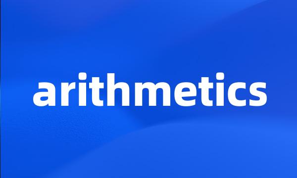 arithmetics