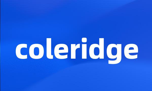 coleridge