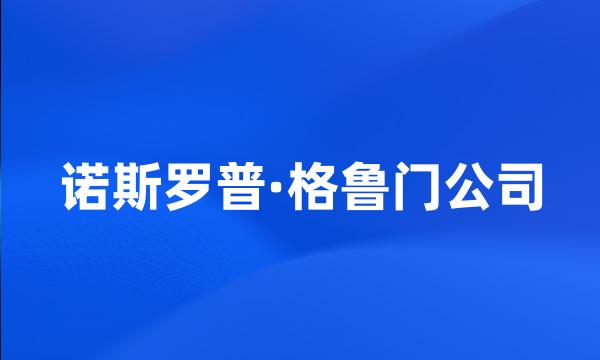 诺斯罗普·格鲁门公司