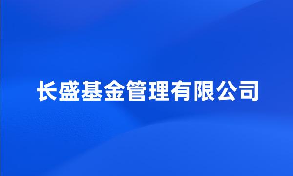 长盛基金管理有限公司