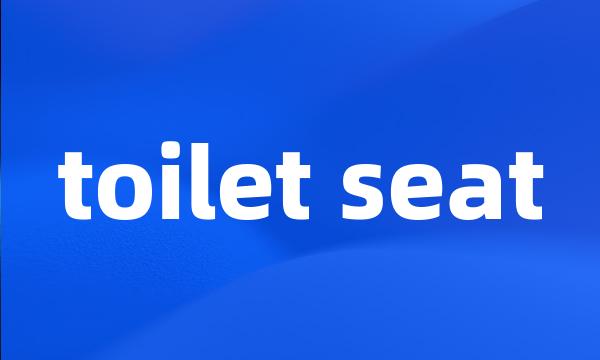 toilet seat