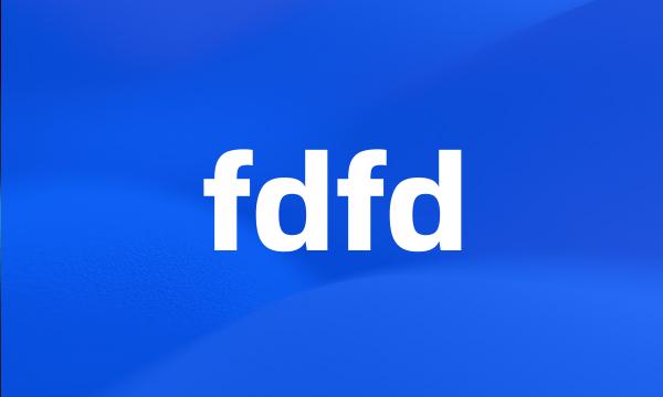 fdfd