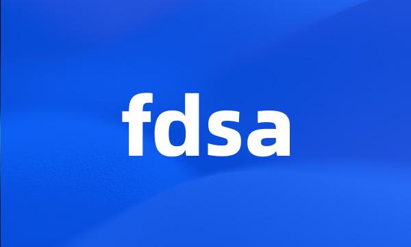 fdsa