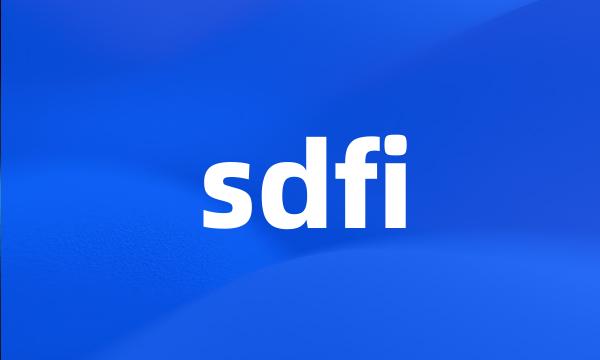 sdfi