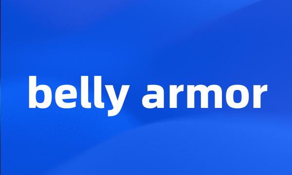 belly armor