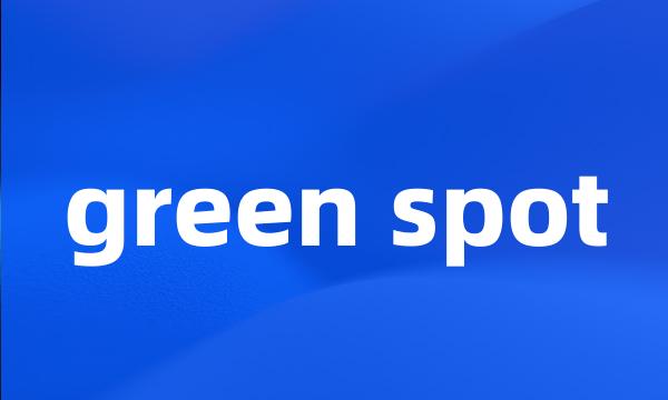 green spot