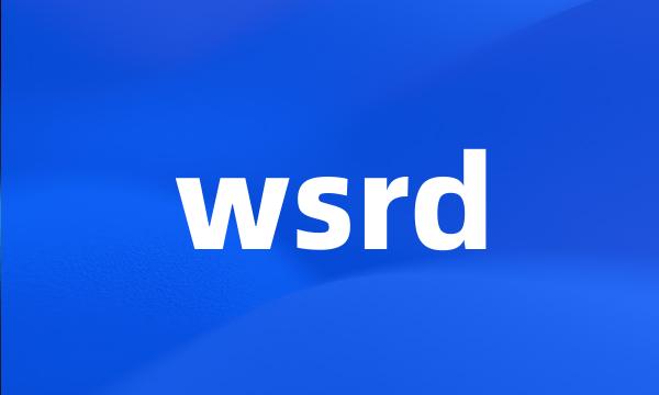 wsrd