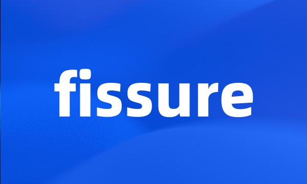 fissure