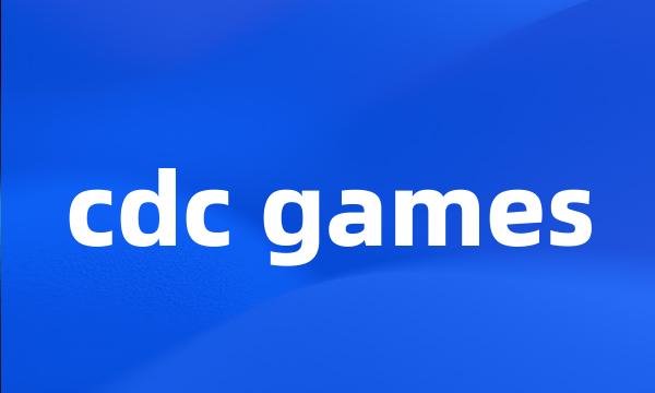 cdc games