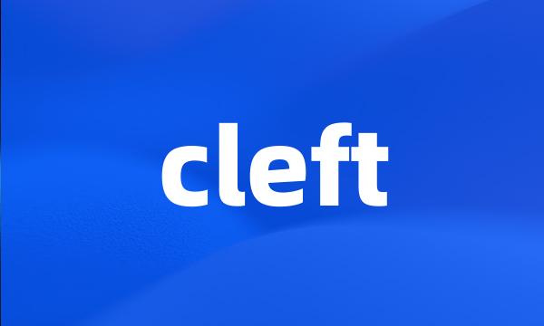 cleft