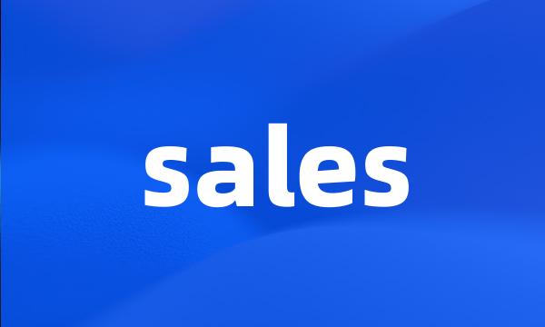 sales