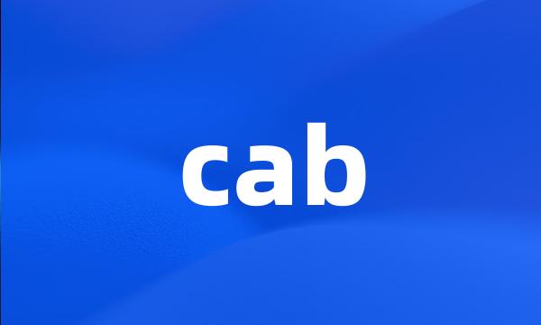 cab