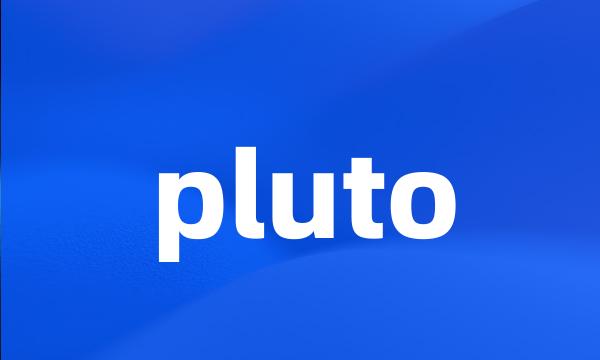 pluto