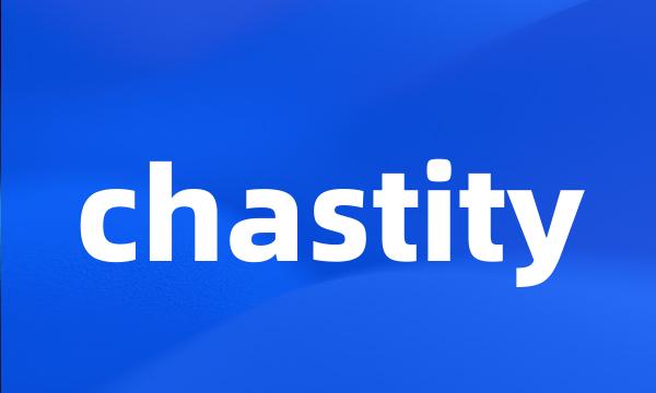 chastity