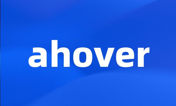 ahover