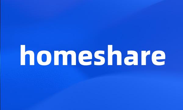 homeshare