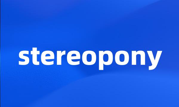 stereopony