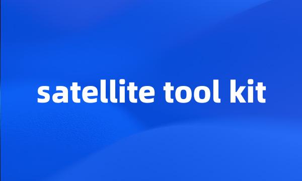 satellite tool kit